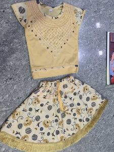 Adorable Baby Girl's Skirt Set
