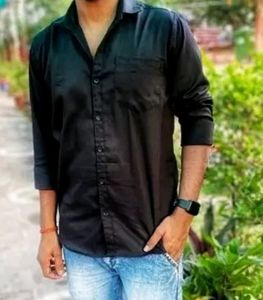 Men's Coller Black 🖤 👚 Shirt. XXL