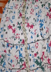 Boho Floral Tiered Maxi Skirt