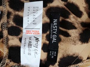 Backless Cris Cross Leopard 🐆 Print Yk2 Crop Top
