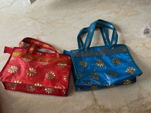 Floral Gift/Tote Bags (Set of 2)