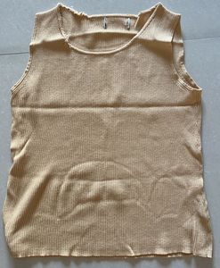 Ribbed Knit Sleeveless Top