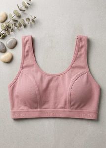 Comfortable Pink Sports Bra
