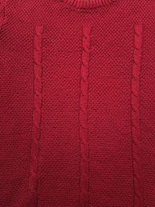 Red sweater