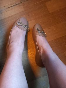 Cute Asena Collection Tan Flats