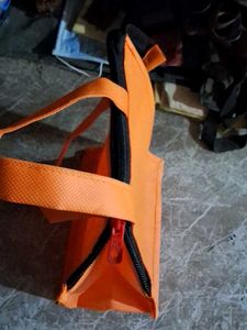 Orange Tiffin Bag