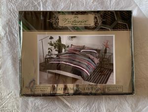 Striped Bedsheet + Pillowcover Set