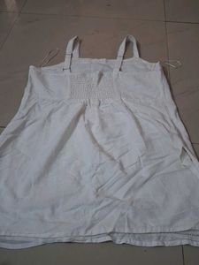 White Embroidered Sundress