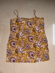 Corset Back Short Kurti
