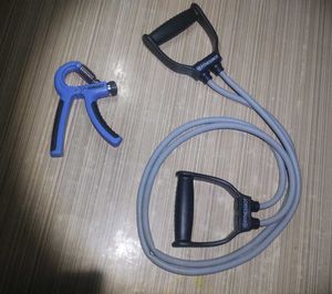 HAND Gripper and Double Band Toning Resistance Tub