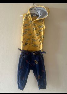 Kid Unisex Woollen Romper With Tail
