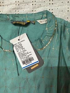 Branded Turquoise Kurta-By Shree