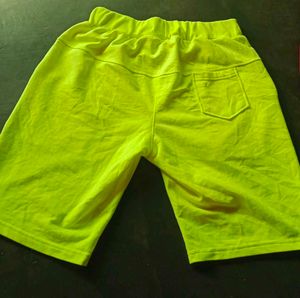 orginal Balenciaga mode Neon Yellow Shorts