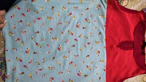 YEPME Pink Ice Cream Print Tunic Top