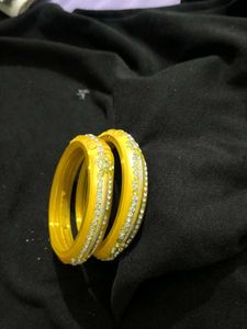 Sparkling Gold Bangle Set