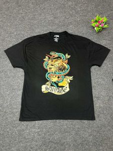 Men's Black Graphic T-Shirt