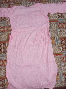 Pink Chikankari Kurta