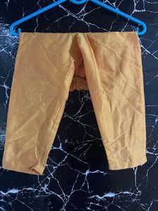 Yellow Kurta with Embroidered Jacket