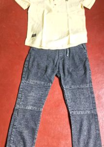 Boys Casual Kurta and Jeans Set