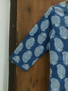 Blue Paisley Print Kurta Set💙🌸