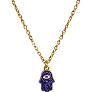 Hamsa Hand Evil Eye Necklace