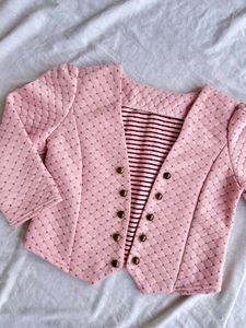 Pink Quilted Jacket/Waistcoat