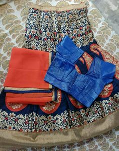 Lahenga, Odhani And Blouse