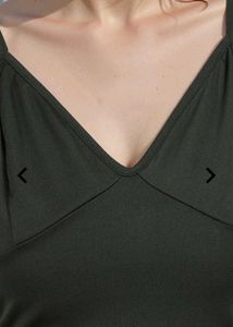 Stylish Olive Green Bodycon Dress || wearing for n