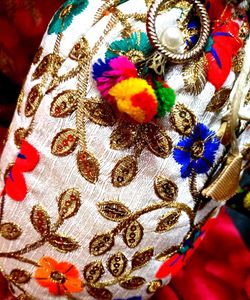 Floral Embroidered Potli Bag
