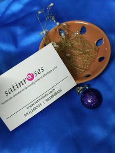 Sparkling Blue Stone Pendant Necklace