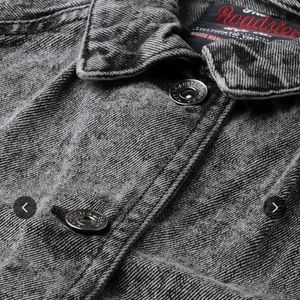 Roadster Grey Washed Denim Jacket