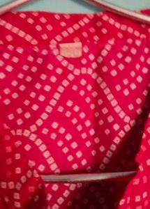 Vibrant Pink Printed Kurti