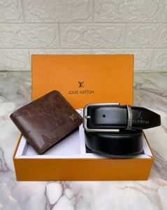 lv belt wallets set