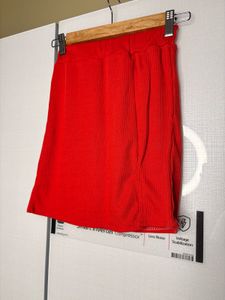 Red Mini Skirt