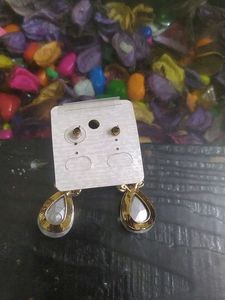 Pure Diamond Earrings Cottet With Gold