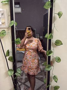 Floral Print Mini Dress