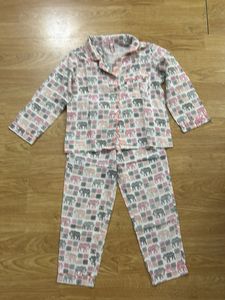 Kids Cute Elephant Pajama Set