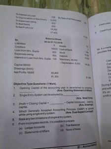 Class XI Accountancy &amp; English Support Material Bo