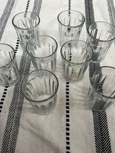 Set of 8 Cutting chai glasses