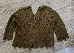ONLY - Olive Green Knit Sweater