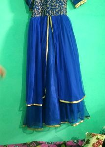 Blue Colour Beautiful Gawn