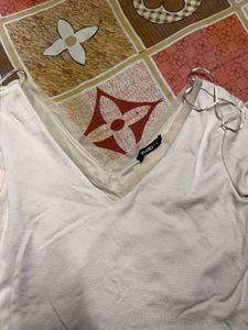 Beige casual top