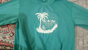 Teal "Sol-Sol Club" Graphic Sweatshirt
