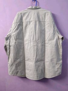Men's H&amp;M Beige carduroy Shirt(baggy)