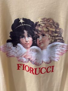 Fiorucci Yellow Cherub Graphic T-Shirt