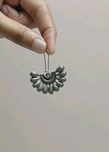 Unique Oxidized Silver Earrings