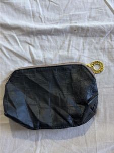 Estee lauder small Black Croc pouch