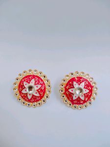Meenakari Earring Tops For Girls/Women