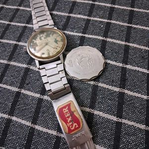 1960S-70s ENICAR watch for parts