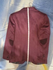 Burgundy Velvet Blazer - Stylish &amp; Unique